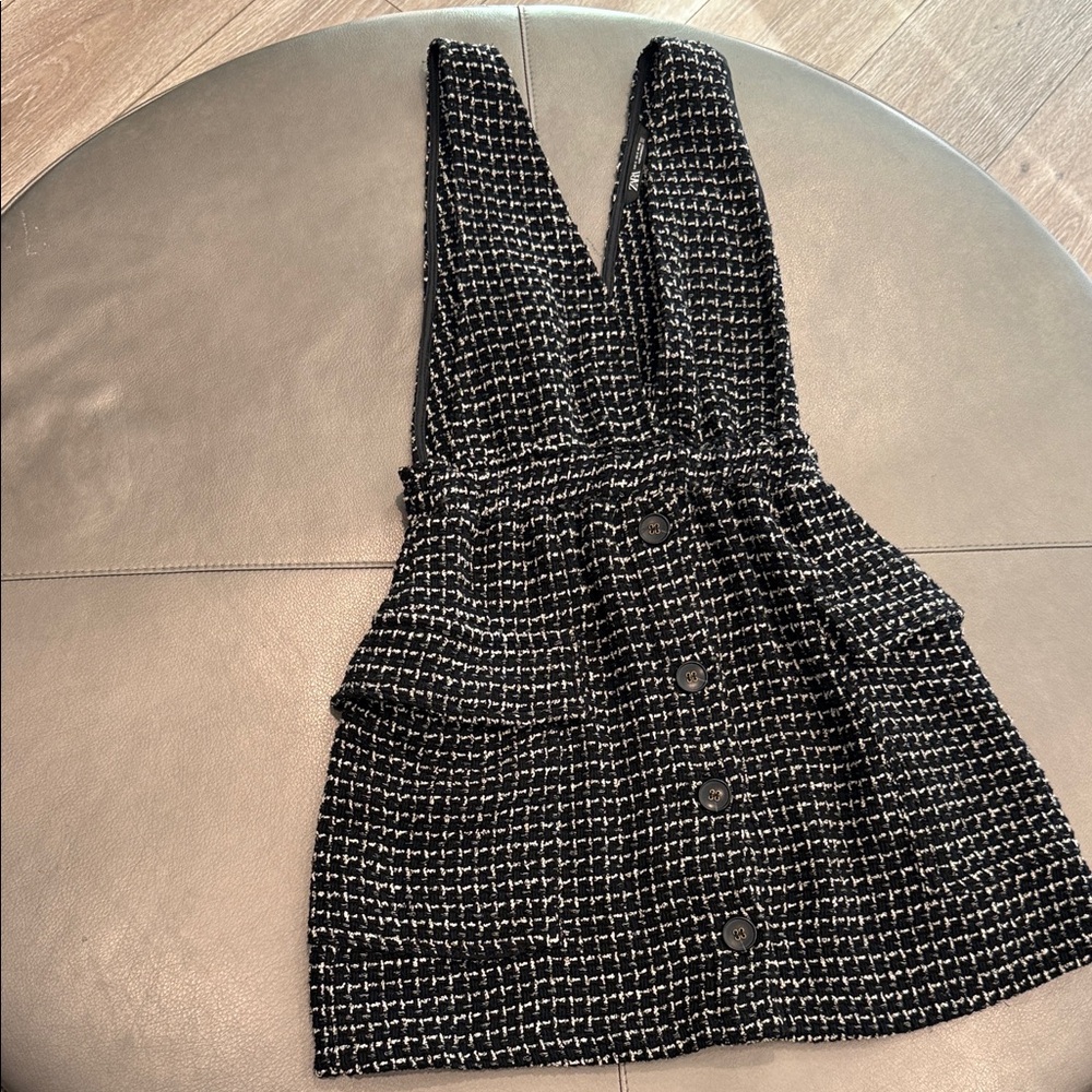 Zara tweed mini dress